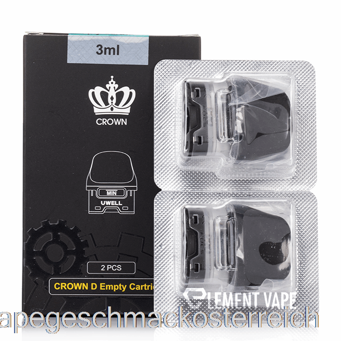 Uwell Crown D Ersatz-Pods, 3 Ml, Nachfüllbare Pods, Vape-Geschmack